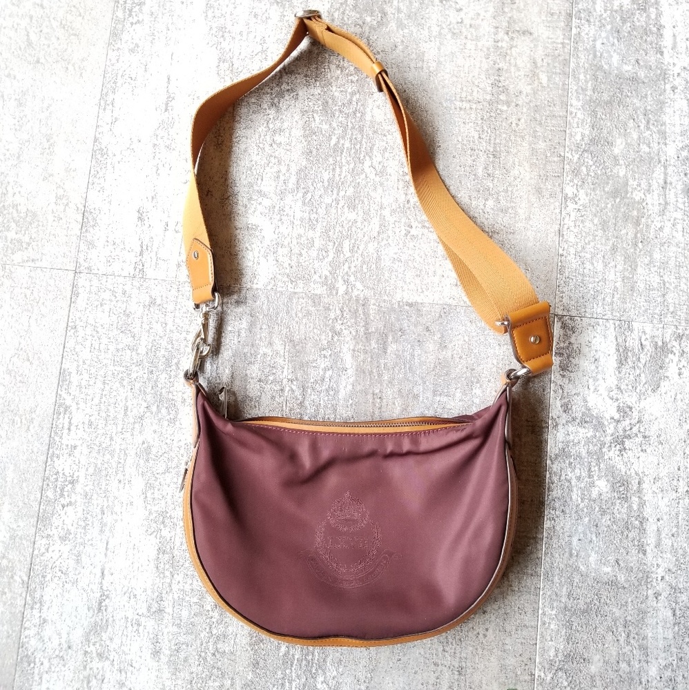 Lauren Ralph Lauren LXVII Crossbody Purse Burgandy